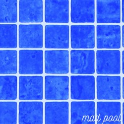 PVC Design - Mosaic Bleu